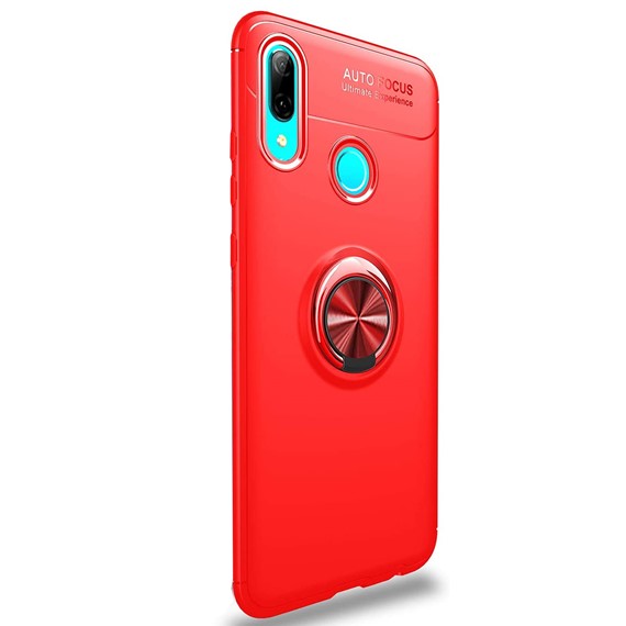 Huawei P Smart 2019 CaseUp Finger Ring Holder Kılıf Kırmızı 2
